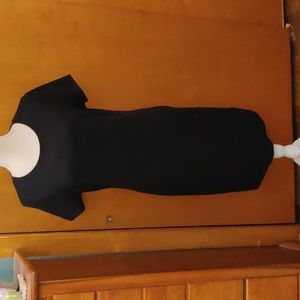 Old Navy fitted black Tshirt dress